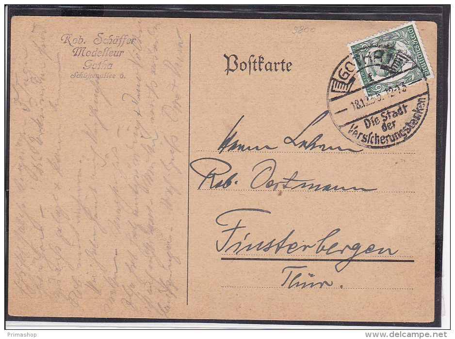 A21  /  D. Reich  Heimatbeleg / Werbestempel  Gotha 1935 - Other & Unclassified