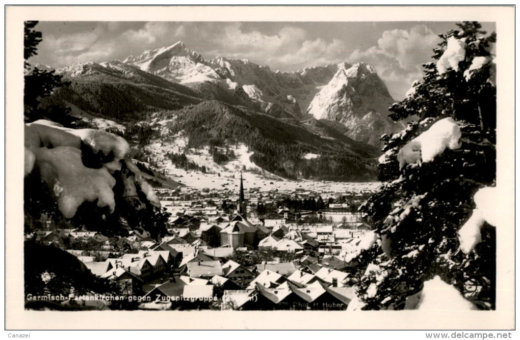 AK Garmisch-Partenkirchen, Zugspitze, Ung, Huber 878 - Zugspitze