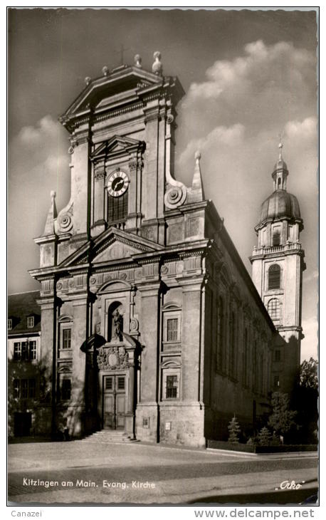 AK Kitzingen, Evangelische Kirche, Ung - Kitzingen