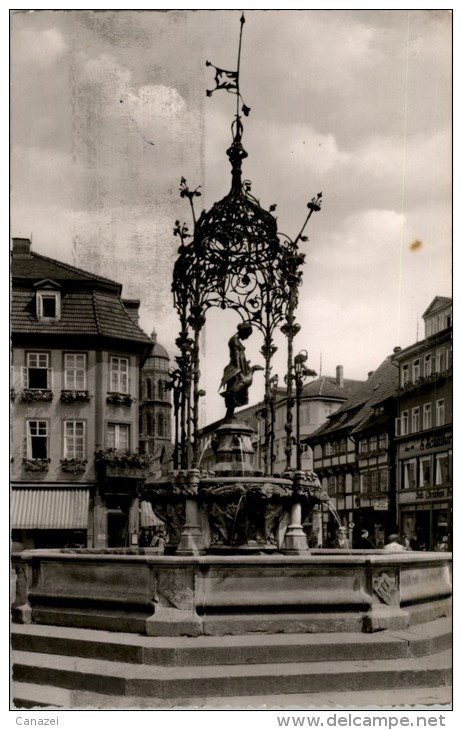 AK Göttingen, Am Gänselieselbrunnen, Gel 1959 - Goettingen