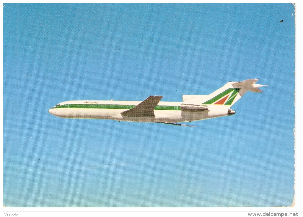 AIRPLANE BOEING 727/200, AIRLINE ALITALIA  ITALY - 1946-....: Moderne