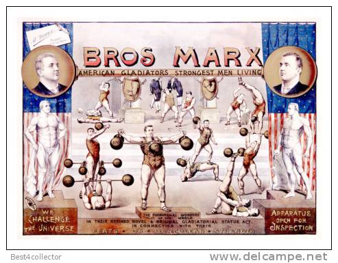 @@@ MAGNET - Bros. Marx Strongman - Publicitaires