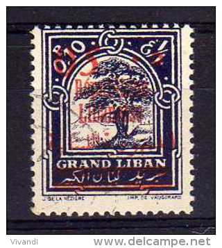 Lebanon - 1928 - 5c Surcharge - Used/CTO - Lebanon