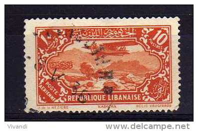 Lebanon - 1930 - 10P Airmail - Used - Liban