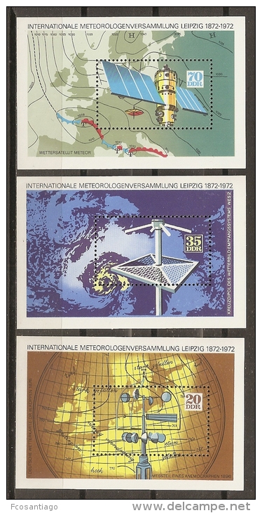 ESPACIO - DDR 1972 - Yvert #H29/31 - MLH * - Europe