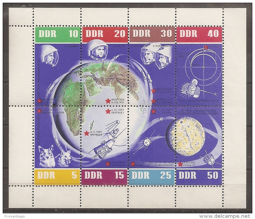 ESPACIO - DDR 1962 - Yvert #H12 - MNH ** - Europa