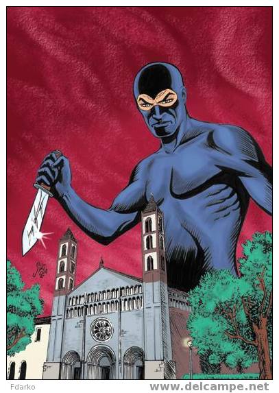 BD Diabolik A Vercelli Porfoglio Con 6 Illustrazioni A Colori Serie Kover Kollection - Diabolik