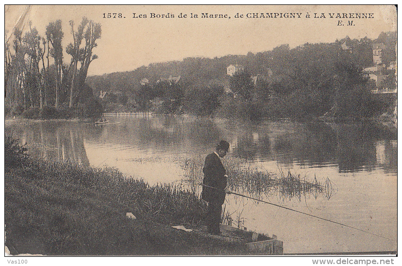 CPA CHAMPIGNY- LES BORDS DE LA MARNE, NR 1578 - Champigny