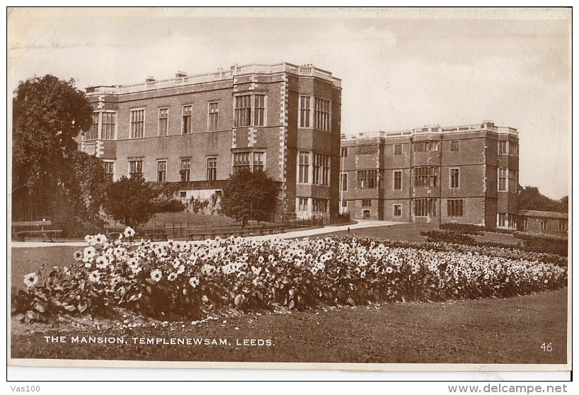 CPA LEEDS- THE MANSION TEMPLENEWSAM, GARDEN - Leeds