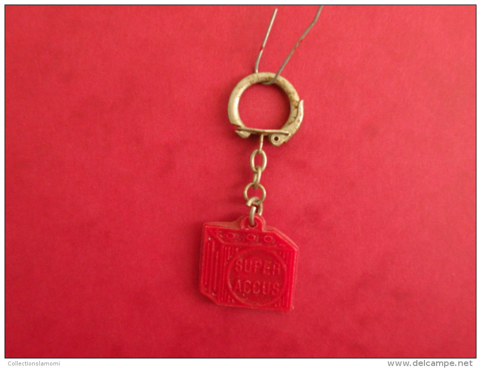 Porte Clef - Batterie,Prat Dynamos, Super Accus (Année 50/60/70 Occasion 2 Photos) - Porte-clefs