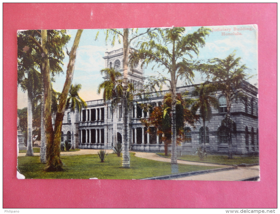 Honolulu,HI--Judiciary Building--cancel 1917--PJ 130 - Autres & Non Classés