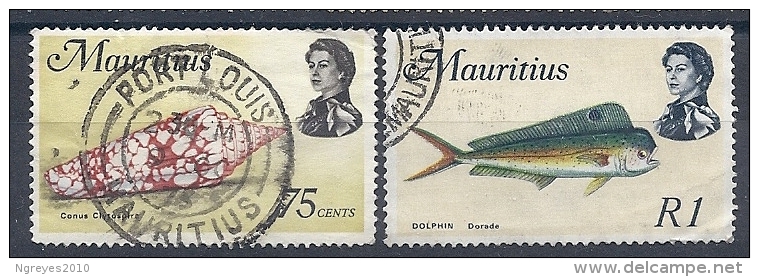 130504411   MAURICIO G.B. YVERT   Nº  342/343 - Maurice (...-1967)