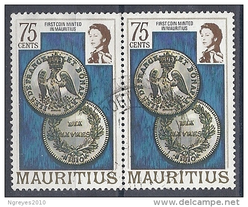 130504418   MAURICIO G.B. YVERT   Nº  457  PAREJA - Mauritius (...-1967)