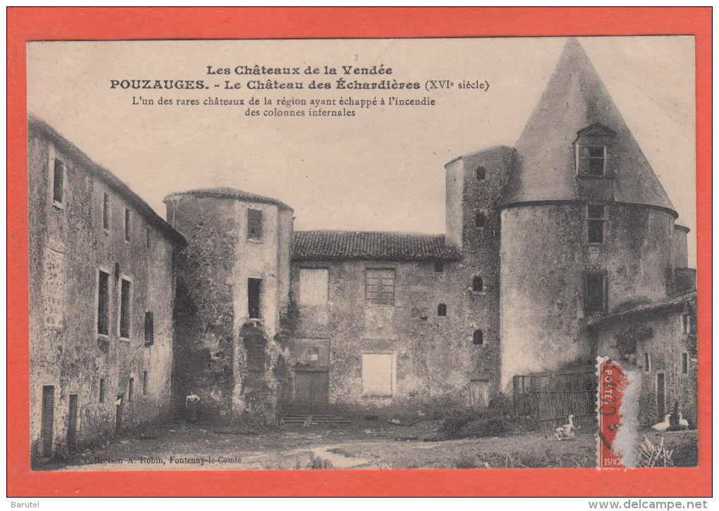 POUZAUGES--> Le Château Des Echardières - Pouzauges