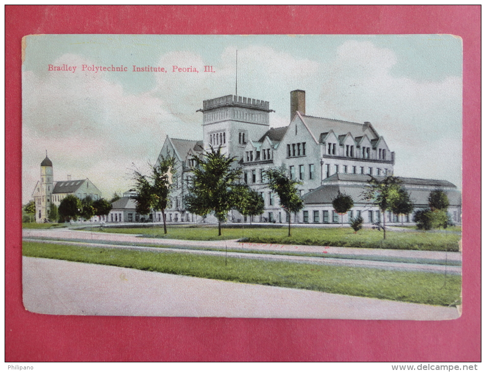 Peoria,IL--Bradley Polytechnic Institute--cancel 1909--PJ 131 - Peoria