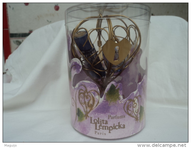 LOLITA LEMPICKA MINI "" L´AMOUR EN CAGE"" 2004  2 MINIS VOIR & LIRE !! - Miniatures Womens' Fragrances (in Box)