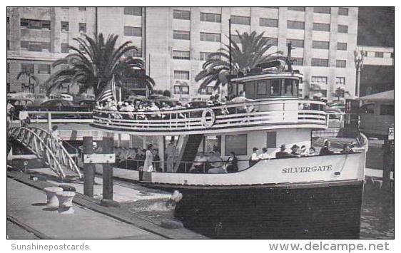 California San Diego Excusion Boat Silvergate Daily Trips On San Diego Bay Foot Of Broadway - San Diego