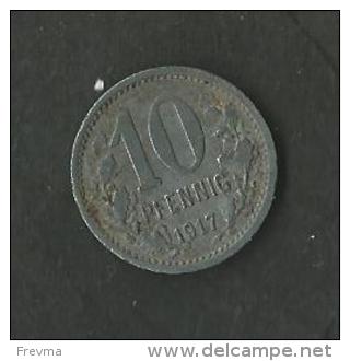 Jeton Bonn Unter Gewahr Jeton De 10 Pfennig 1917 - Monetary/Of Necessity