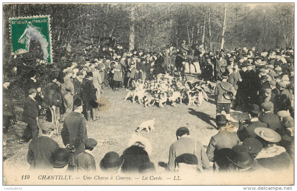 CHASSE A COURRE  CHANTILLY LA CUREE - Chasse