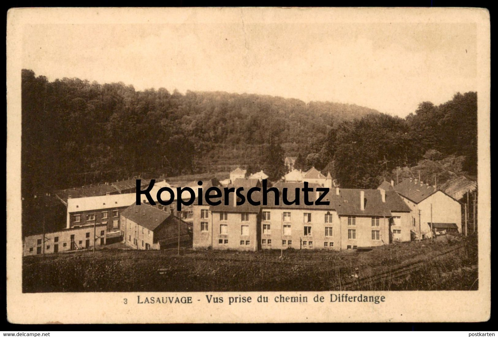 ALTE POSTKARTE LASAUVAGE VUS PRISE DU CHEMIN DE DIFFERDANGE Differdingen Luxemburg Luxembourg Cpa Postcard Ansichtskarte - Differdingen