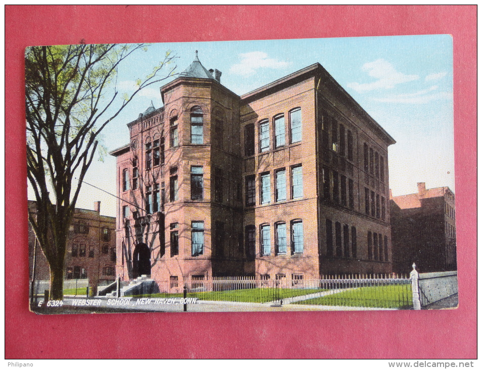 New Haven,CT--Webster School--not Mailed--PJ 133 - New Haven