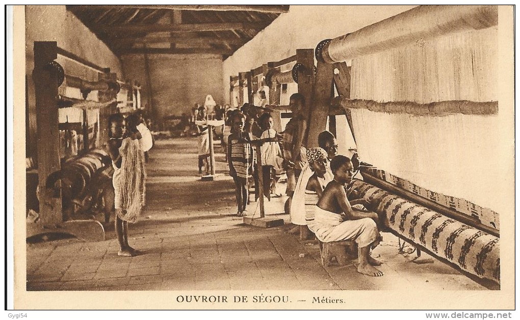 Ouvroir De Ségou  Métiers CPA 1926 - Sudán