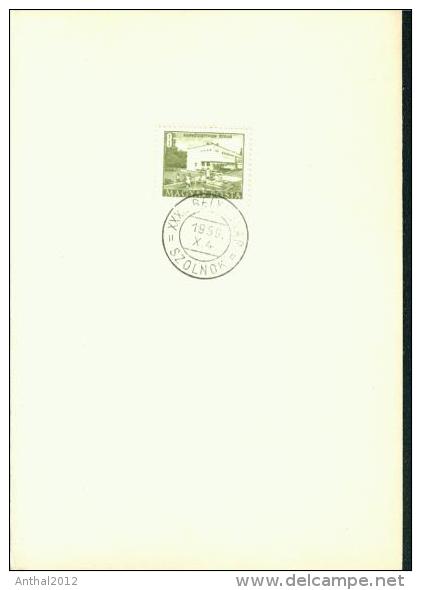 Stamp Bélyegz&#337; Szolnok 4.10.1959 8 F - Postmark Collection