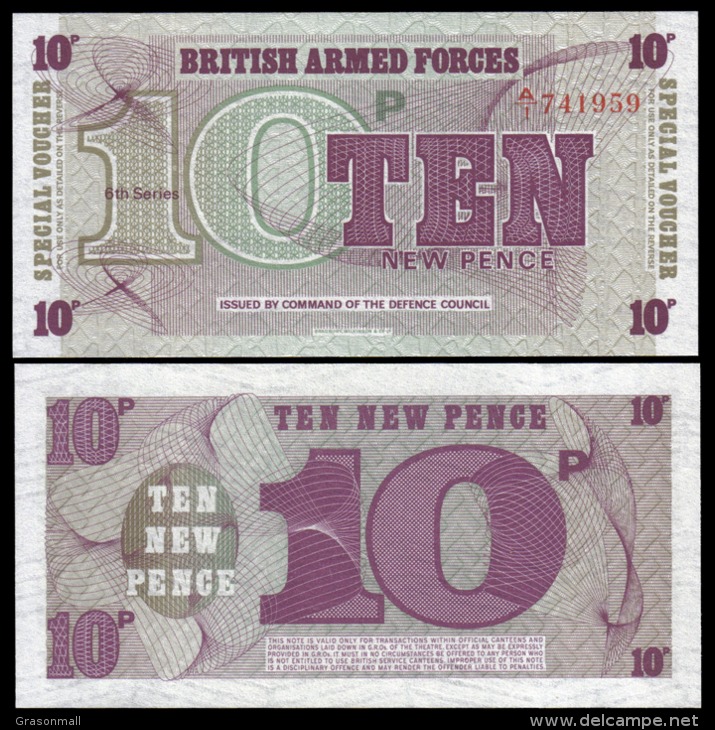 Great Britain 10 New Pence Banknotes Uncirculated UNC - Otros & Sin Clasificación