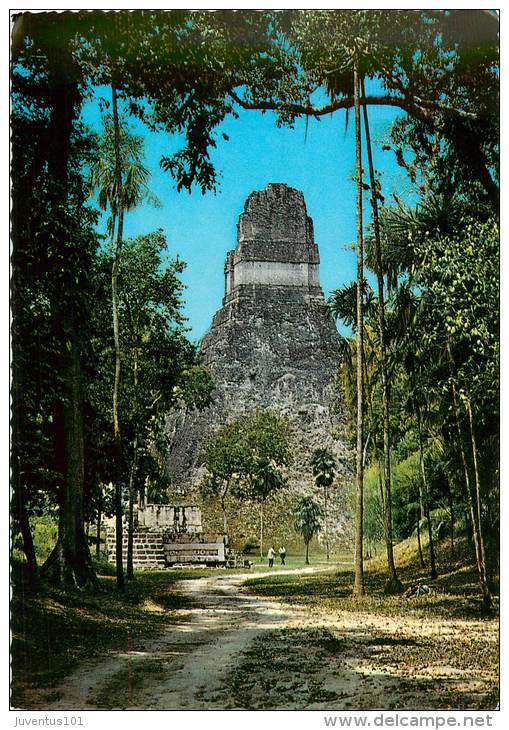 CPSM Guatemala-Temple Giant Jaguar-Tikal Petén     L1339 - Guatemala