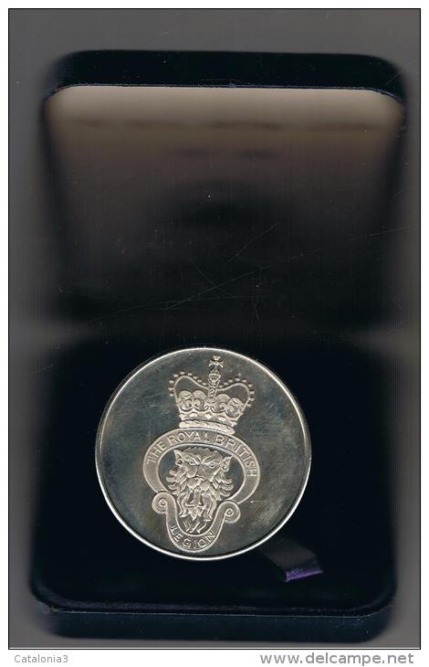 FICHAS - MEDALLAS // Token - Medal -  MEDALLA  LEGION REAL BRITANICA 1921/1981 London 4,5 Cm En Estuche Y Certificado - Royaux/De Noblesse
