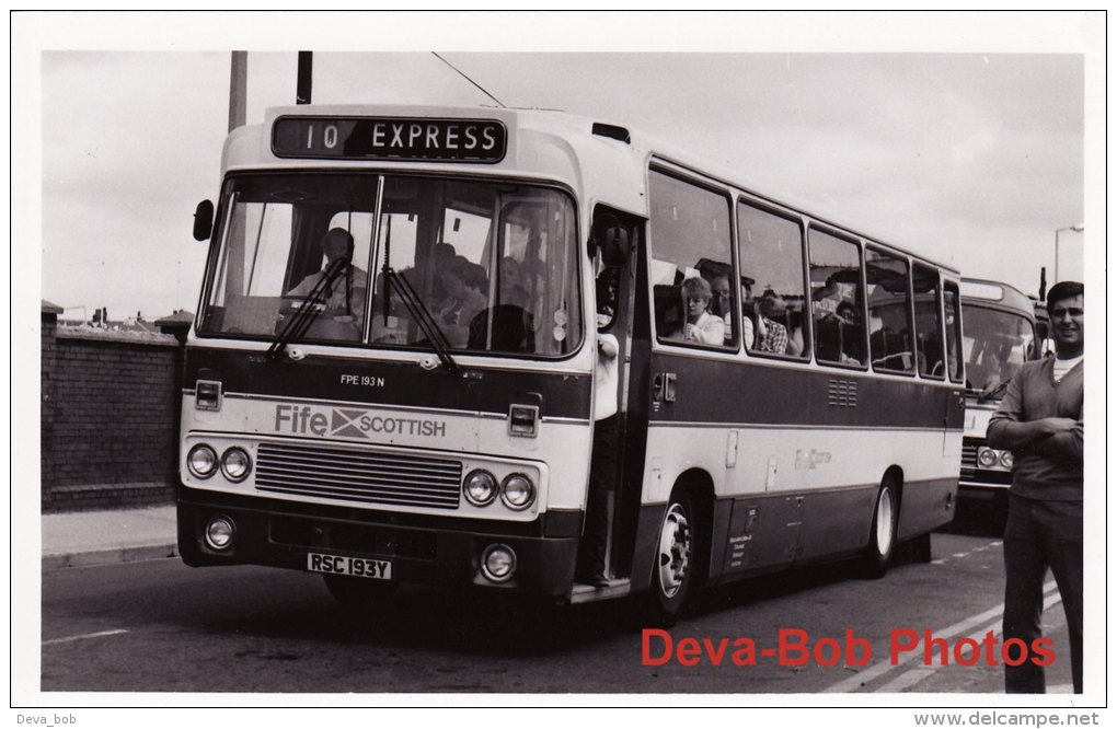 Bus Photo Fife Scottish Omnibuses 293 Leyland Leopard PSU3G Alexander RSC193Y - Cars