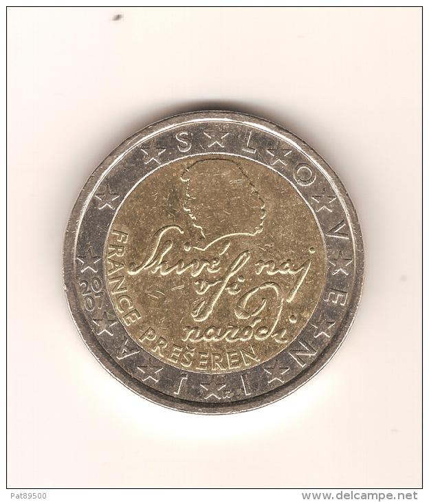 SLOVENIE 2007 / Pièce De 2 Euros 2007 De Circulation Nettoyée / Bon état / Scan Non Contractuel - Slovénie