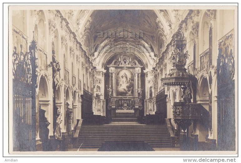 GERMANY FREISING INNERES DOMKIRCHE ~ CHURCH INTERIOR ~ CHRISTIANITY ~ Ca 1930s RPPC Vintage Real Photo Postcard  [6033] - Freising