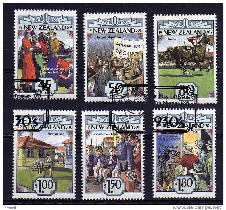 New Zealand - 1993 - N Z In The 1930´s - Used - Gebraucht