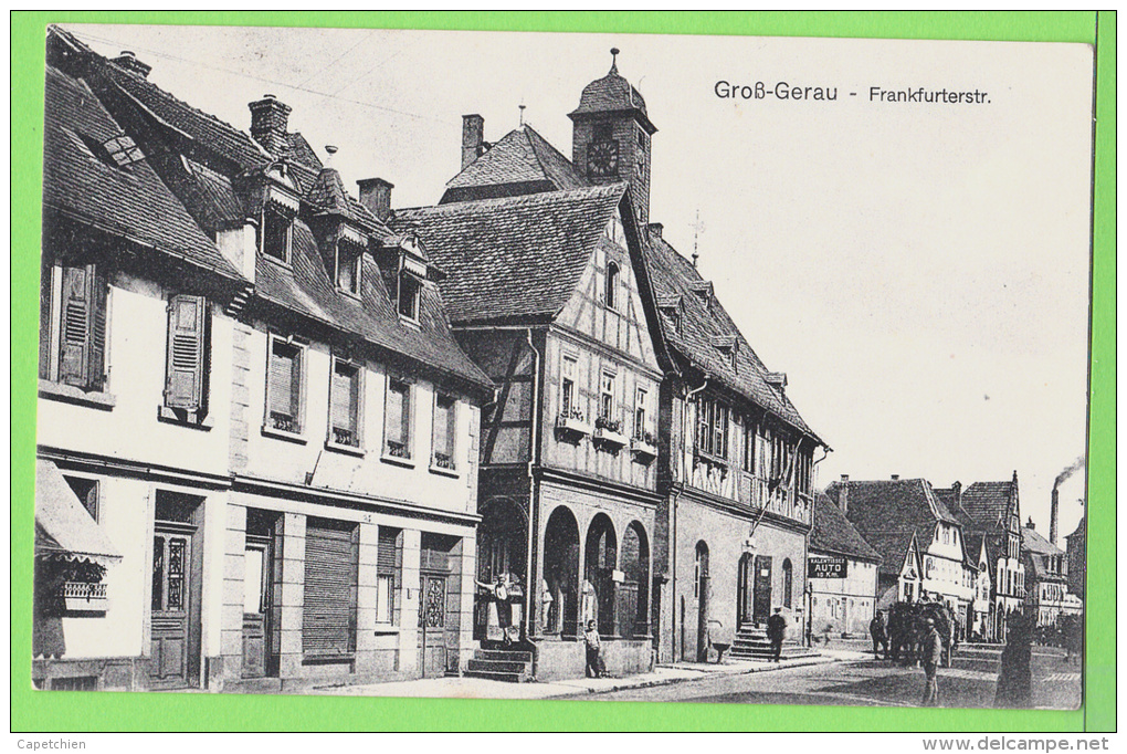 GROSS-GERAU / FRANKFURTERSTRASSE. ..... / Carte écrite Le 07/07/1922 - Gross-Gerau