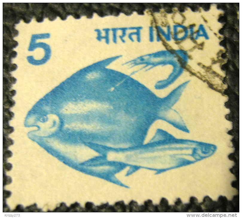 India 1979 Fish 5 - Used - Usati