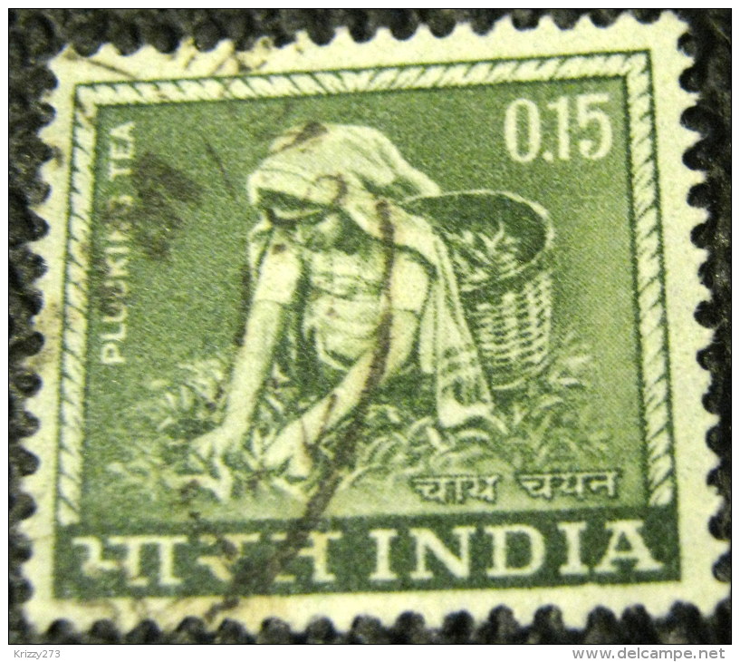 India 1965 Tea Plucking 0.15 - Used - Gebraucht