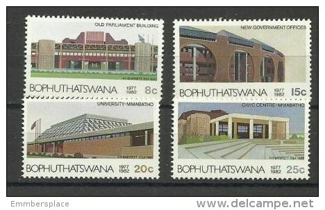 BOPHUTHATSWANA - 1982 Independence Anniversary Set Of 4 MNH **  Sc 96-9 - Bophuthatswana