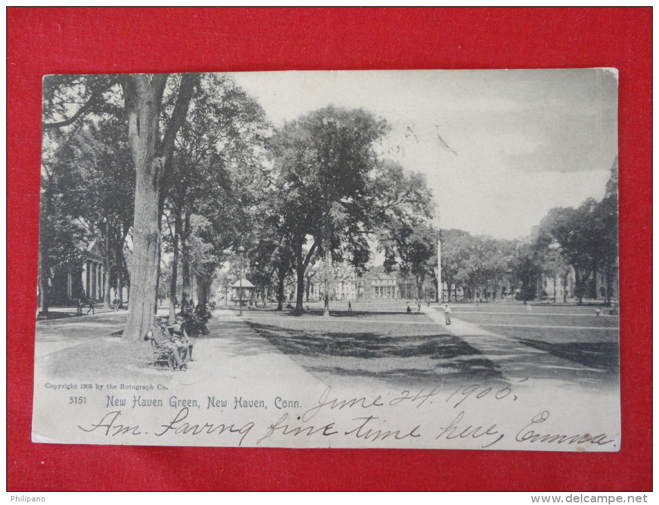 Connecticut > New Haven  New Haven Green 1905 Cancel    Ref 1012 - New Haven