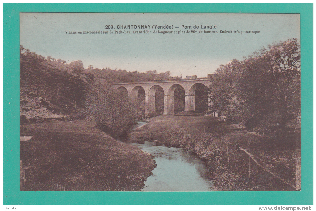 CHANTONNAY -->  Pont De Langle Sur Le Petit Lay - Chantonnay