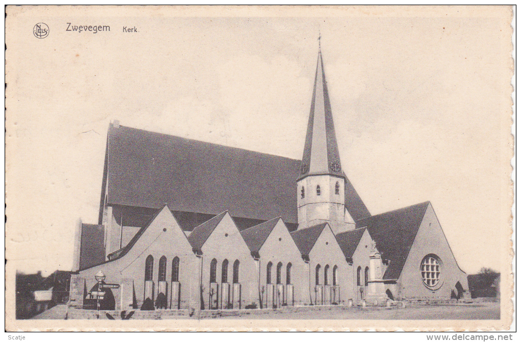 Zwevegem.  --  Kerk  --  Mouscron - Zwevegem