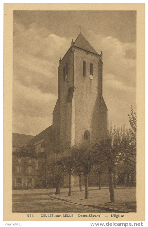 CELLES SUR BELLE - L'Église - Celles-sur-Belle