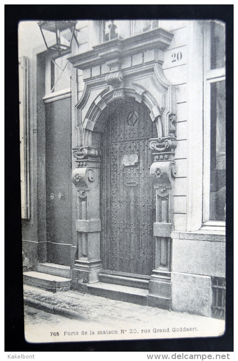 Anvers  Porte De La Maison N° 20, Rue Grand Goddaert  Antwerpen Oude Poort - Antwerpen