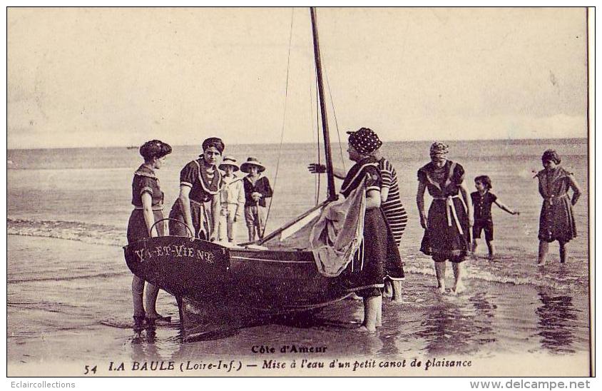 La Baule  44  Mise A L'eau D'un Canot De Plaisance - La Baule-Escoublac