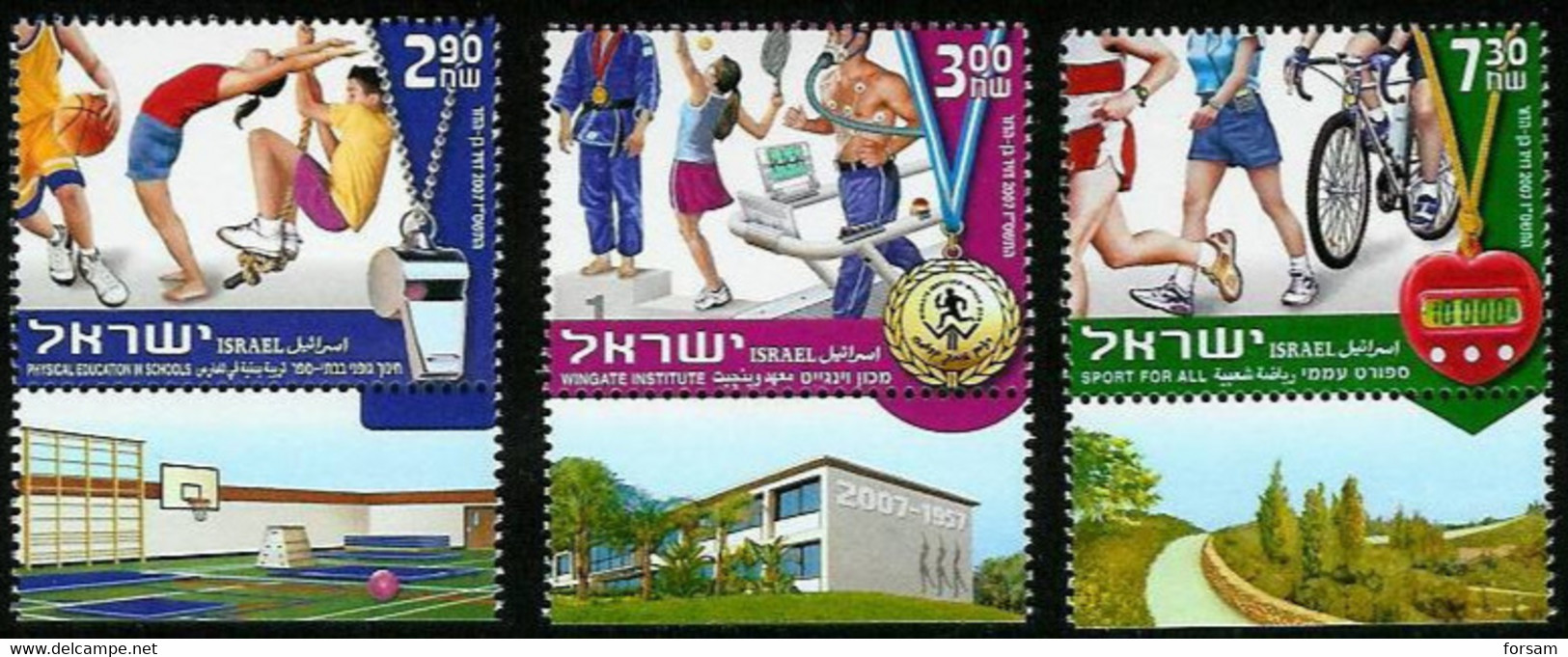 ISRAEL..2007..Michel #  1910-1912...MNH. - Ungebraucht (mit Tabs)