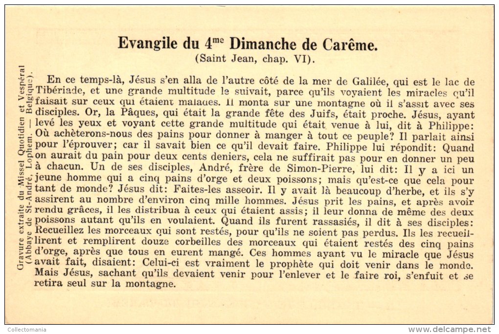 c1926 - 20 cartes  en SEPIA - Rene de Cramer,   21-40   LES DIMANCHES ET JOURS DE FETE - ABBAYE DE SAINT ANDRE - Lophem