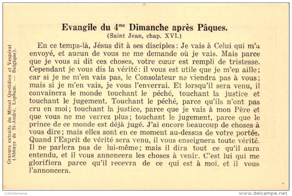 c1926 - 20 cartes  en SEPIA - Rene de Cramer,   21-40   LES DIMANCHES ET JOURS DE FETE - ABBAYE DE SAINT ANDRE - Lophem