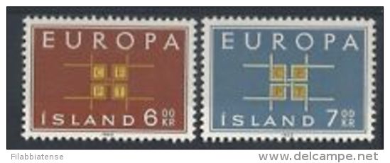 1963 - Islanda 328/29 Europa ---- - Ongebruikt