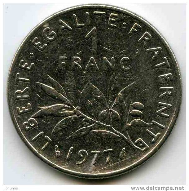 France 1 Franc 1977 GAD 474 KM 925.1 - 1 Franc