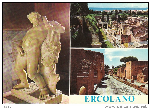 2444.   Ercolano - Panoramica Scavi - Ercolo Ebbro - Vedutine - Ercolano